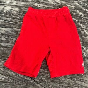 Red Kids Athletic Shorts by New Balance Size S